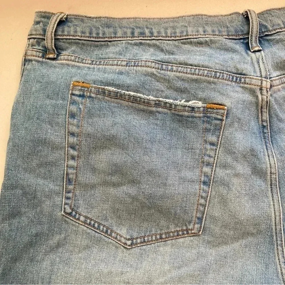 Abercrombie & Fitch Ankle Straight Ultra High Rise Curve Love Jeans Size 35/20R - Picture 10 of 11
